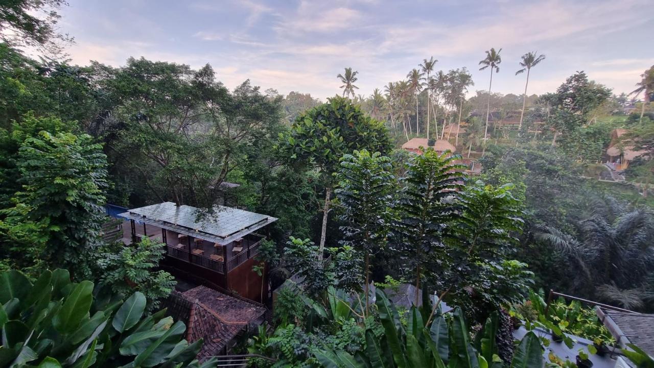 The Sebali Resort Убуд Екстериор снимка View of the house from the top of the hill
