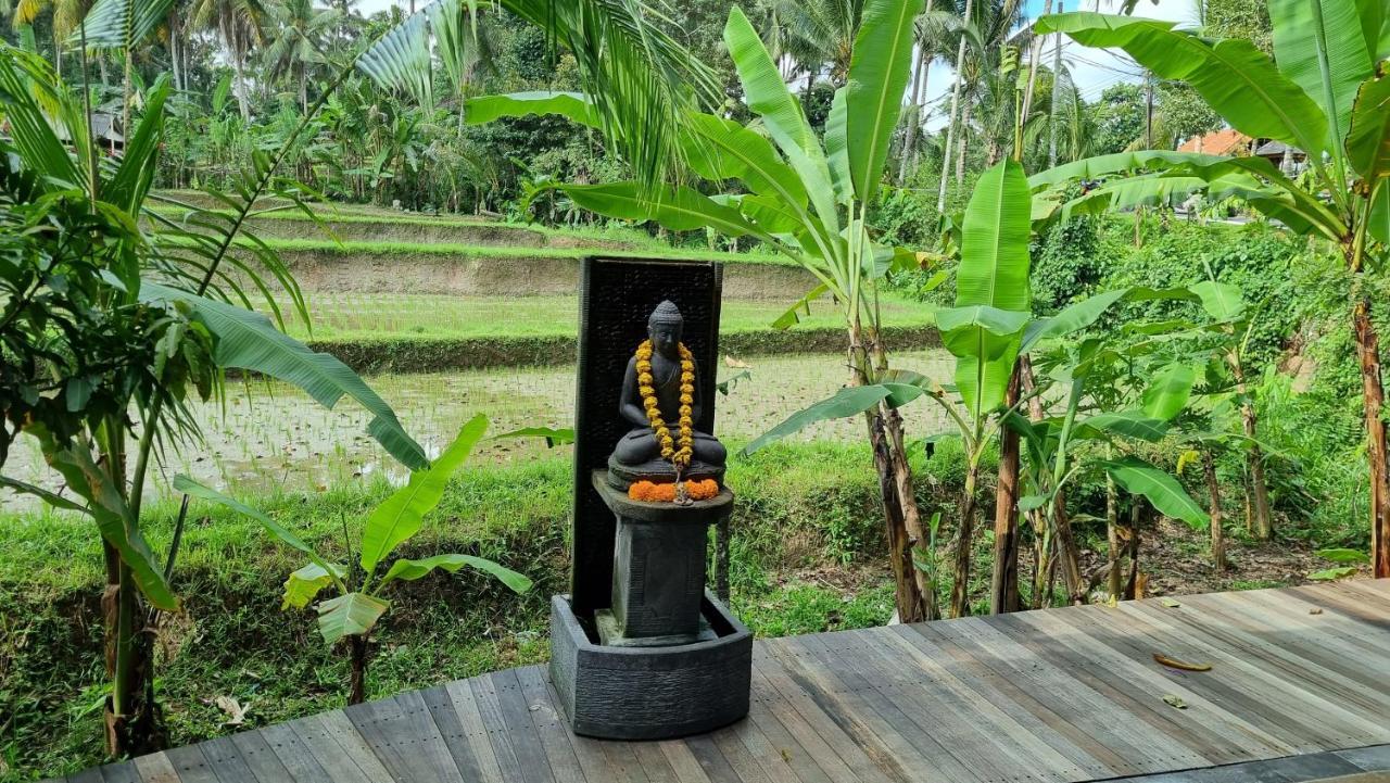 The Sebali Resort Убуд Екстериор снимка A statue of the Buddha with a mala