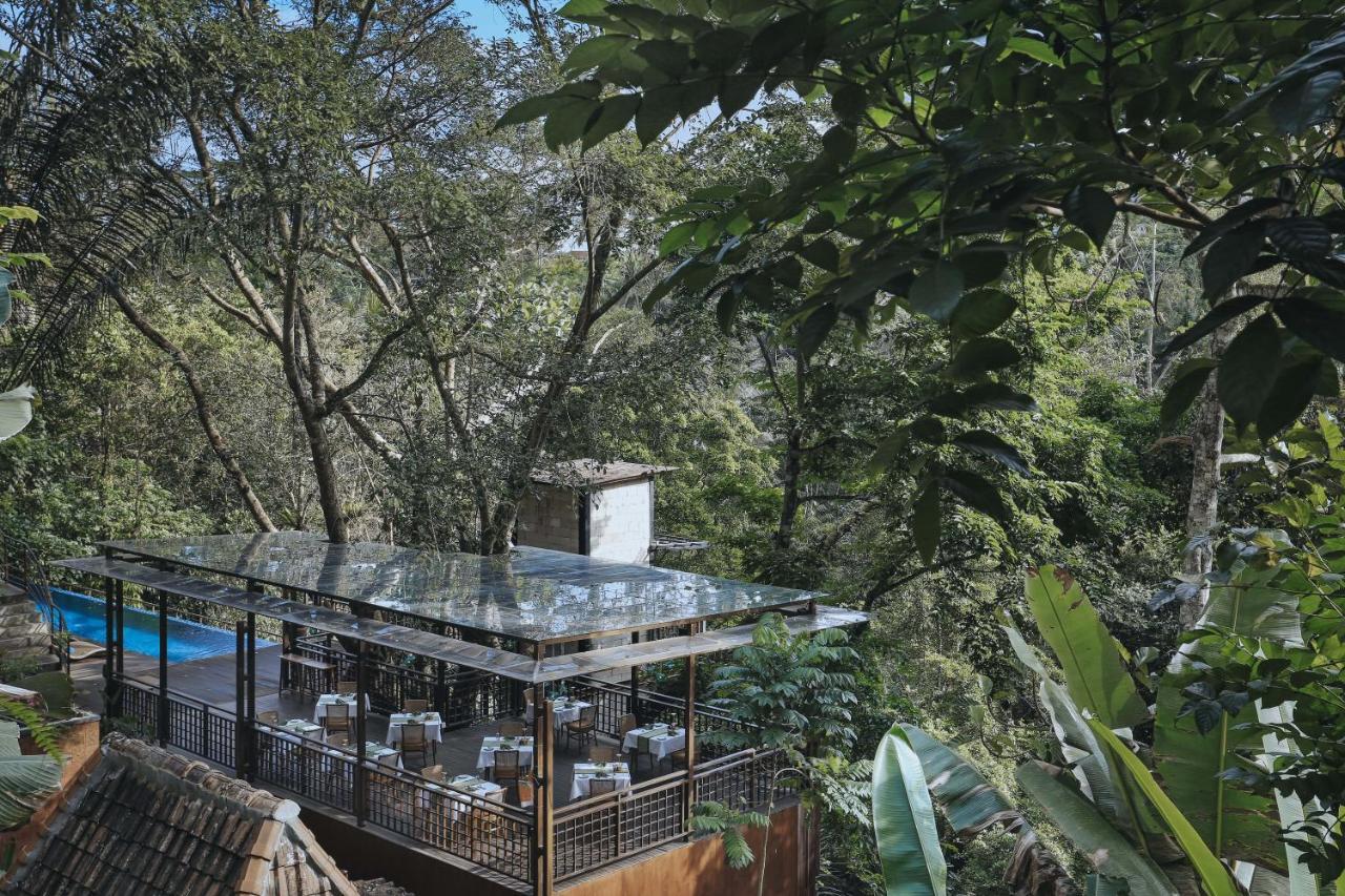 The Sebali Resort Убуд Екстериор снимка The glass house at the top of the tower
