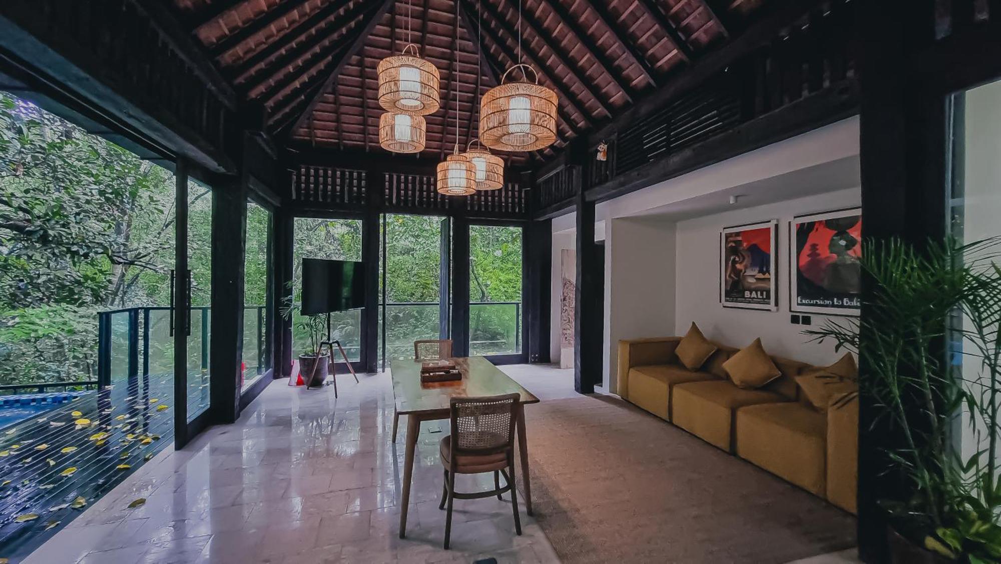 The Sebali Resort Убуд Екстериор снимка The interior of a villa at the resort