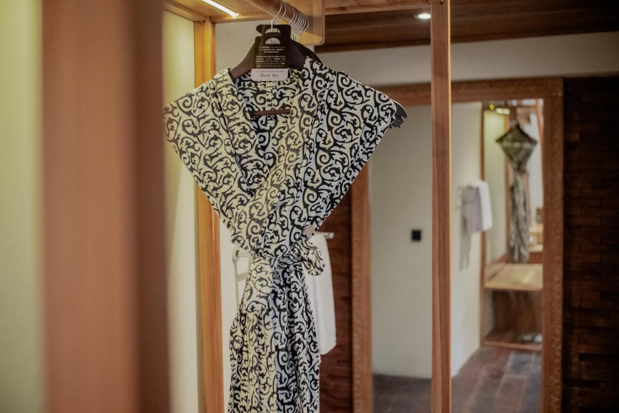The Sebali Resort Убуд Екстериор снимка A bathrobe hanging on a hanger
